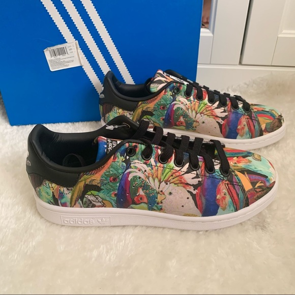 stan smith tropical leaf